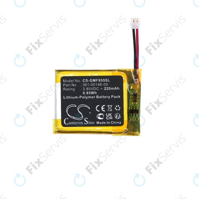 Batéria pre Garmin Forerunner 955 Solar, 220mAh, Li-Pol, 3.85V, 361-00146-00, HQ