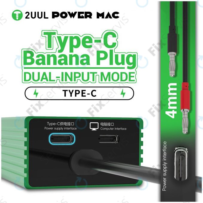 Diagnostický napájací kábel s displejom pre notebooky, 2UUL PW08