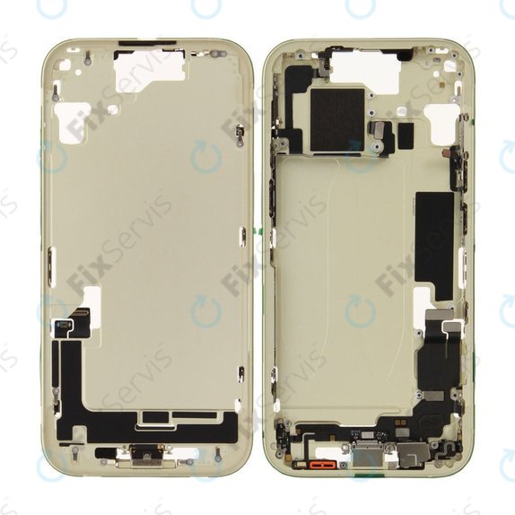 Stredný Rám s Batériou pre iPhone 15 | Yellow | ZD076-00671 | Genuine Apple