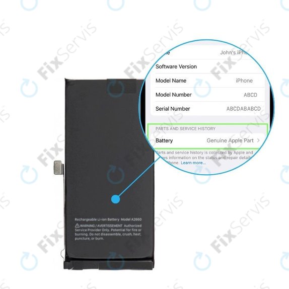 Batéria pre iPhone 13 Mini | 661-22374 | 2406mAh | Genuine Apple