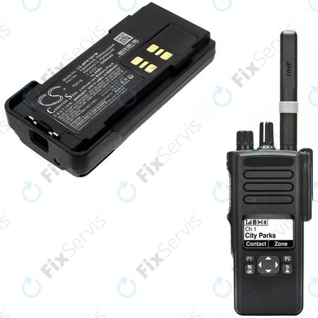 Batéria pre Motorola Dp2600e, Dp4000, P8608, Xpr3000, Xpr7350, 2200mAh, Li-Ion, 7.4V, PMNN4409, HQ