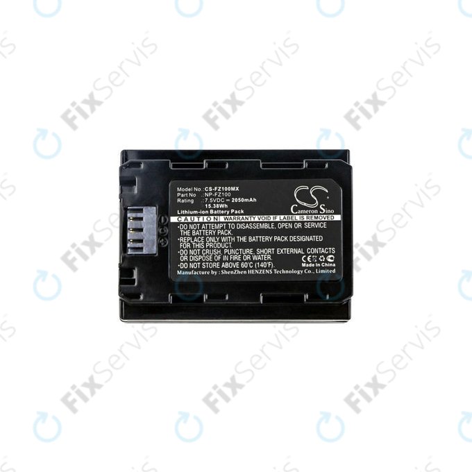 Sony Alpha A7, Alpha A9, ILCE-series - Batéria NP-FZ100 Li-Ion 2050mAh HQ