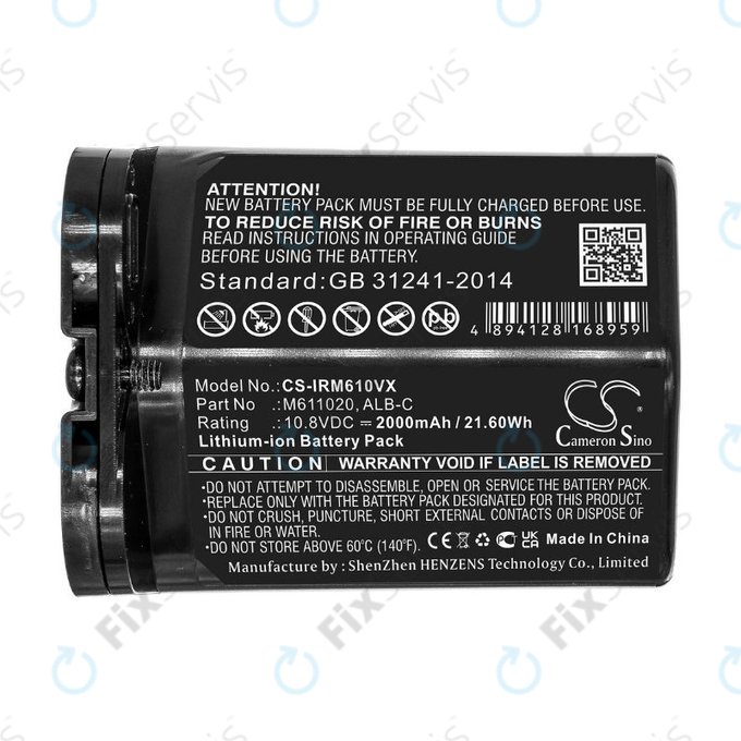 iRobot Braava jet m6 - Batéria ALB-C, M611020 Li-Ion 10.8V 2000mAh HQ