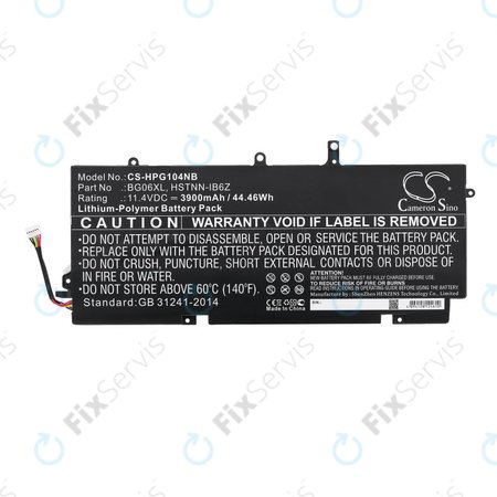 Batéria pre HP Elitebook 1040 G3, 3900mAh, Li-Pol, 11.4V, BG06XL, HQ
