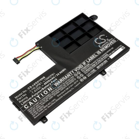 Batéria pre Lenovo Yoga 510 14, Yoga 510 15, 4600mAh, Li-Pol, 7.6V, L15L2PB1, HQ