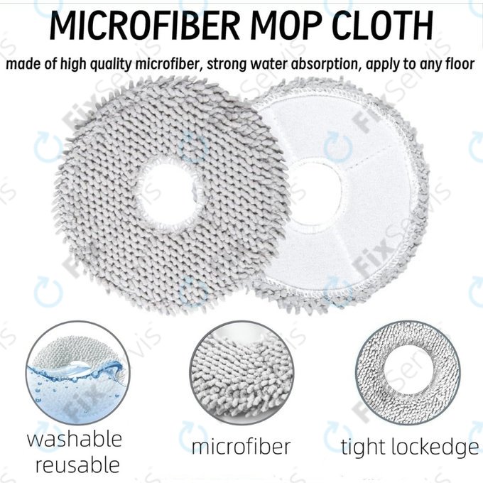 Mopovacia utierka, 2 ks pre Xiaomi Robot Vacuum X20 Max, X20 Pro
