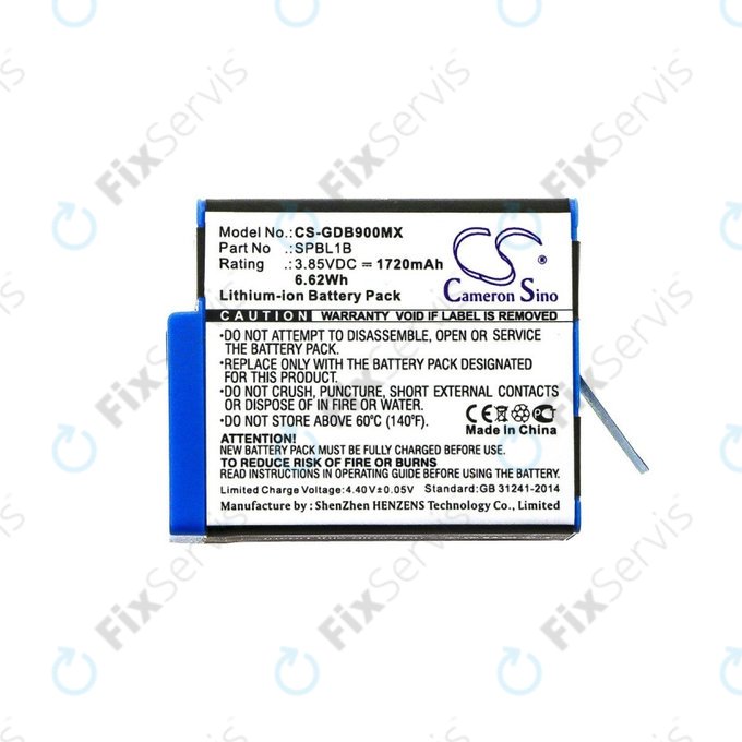 Batéria pre Gopro Hero 9, 11, 1720mAh, Li-Ion, 3.85V, SPBL1B, HQ