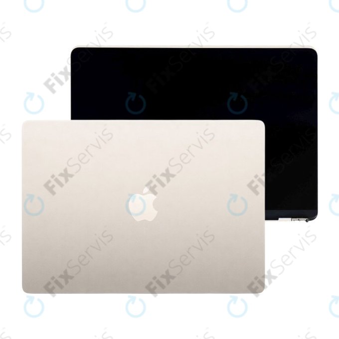 LCD displej pre MacBook Air 13", A3240 (2025), s predným sklom a krytom, Starlight, 661-50104, Genuine Apple