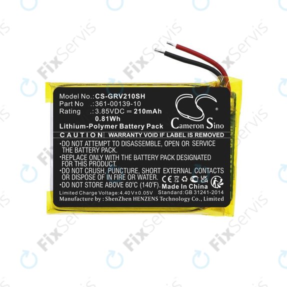 Batéria pre Garmin Venu 2, 210mAh, Li-Pol, 3.85V, 361-00139-10, HQ
