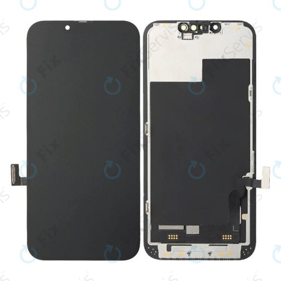 Displej Soft OLED pre iPhone 13, Dotykové sklo s rámom, FixPremium