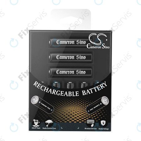 Nabíjateľná batéria, CameronSino AA, 8ks, 2200mAh, Ni-MH, 1.2V, –, HQ