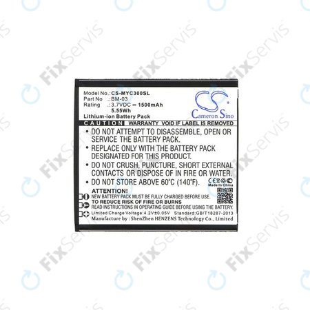 Batéria pre MyPhone Funky, 1500mAh, Li-Ion, 3.7V, BM-03, HQ