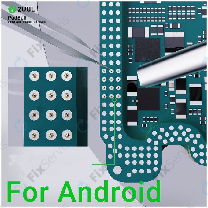 Spájkovacie guľôčky pre Android, 2UUL PB02