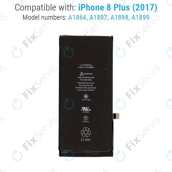 Batéria pre iPhone 8 Plus, 2691mAh, Service Pack