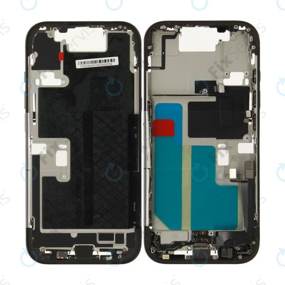 Stredný Rám s Batériou pre iPhone 16 Pro | Black Titanium | ZD076-00689 | Genuine Apple