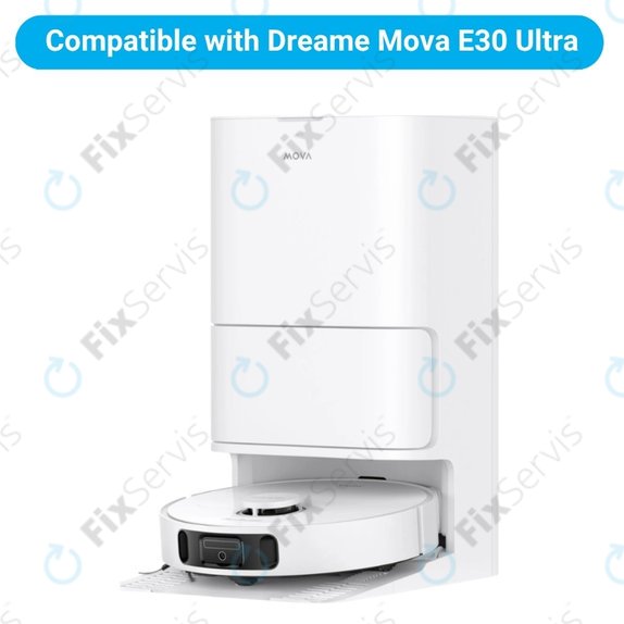 Sada náhradných dielov pre Xiaomi Dreame Mova E30 Ultra (1x Hlavná kefa, 2x Filter, 2x Bočná kefa, 4x Mopovacia utierka, 2x Prachové vrecko)