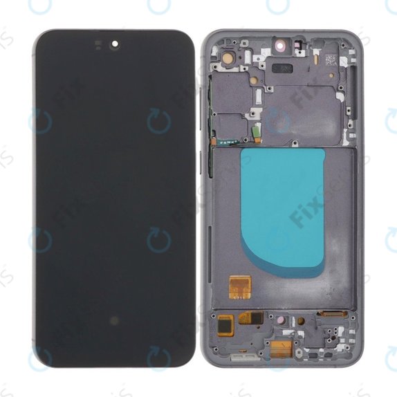 Samsung Galaxy S23 FE S711B - LCD Displej + Dotykové Sklo + Rám (Graphite) OLED