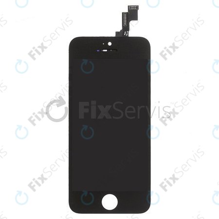 Apple iPhone 5S, SE - LCD Displej + Dotykové Sklo + Rám (Black) Original Refurbished