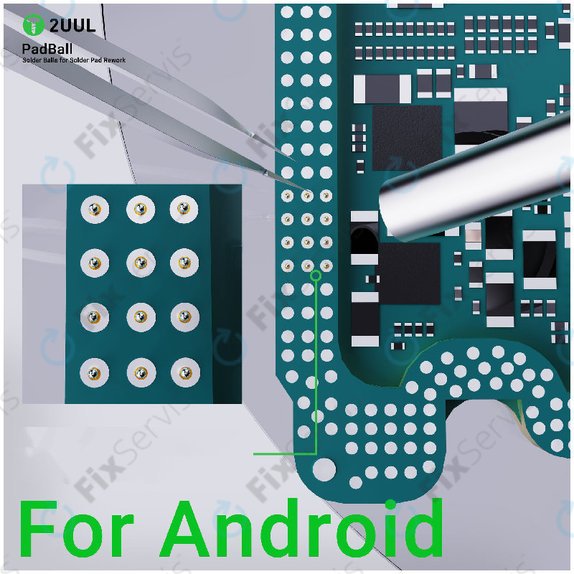 Spájkovacie guľôčky pre Android, 2UUL PB02