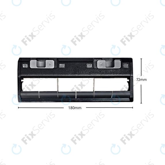 Ecovacs Deebot N-series, T-series, X1-series, Ozmo-series - Kryt Hlavnej Kefy (Čierny)