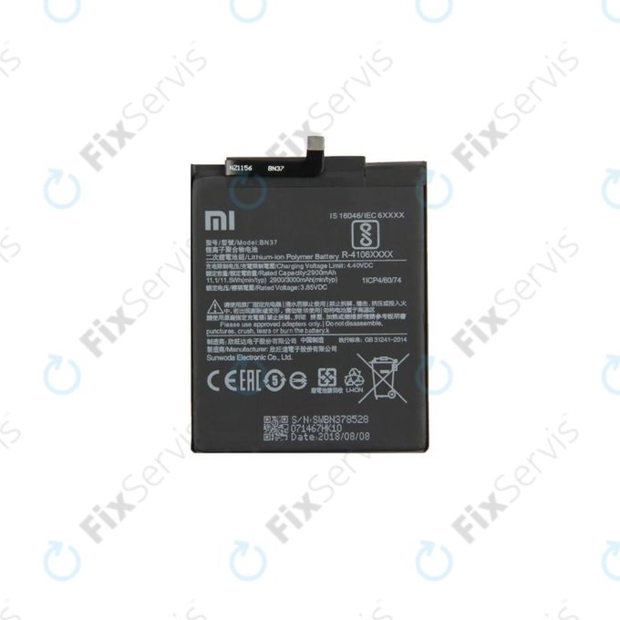 Xiaomi Redmi 6, 6A - Batéria BN37 3000mAh - 46BN37W02093, 46BN37A06003 Genuine Service Pack