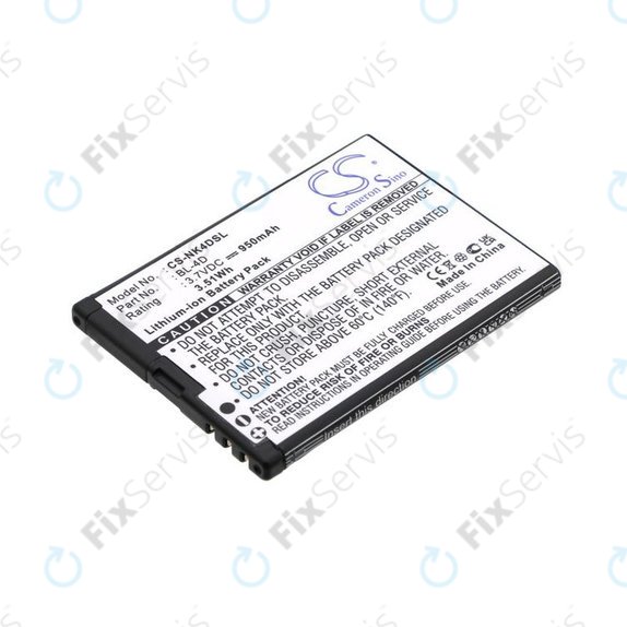 Batéria pre Nokia N97 Mini, E5, E7, BLU Hero 2, 950mAh, Li-Ion, 3.7V, BL-4D, HQ