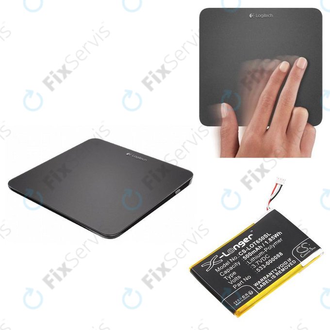 Batéria pre Logitech Mx Master, 500mAh, Li-Pol, 3.7V, 533-000088, HB303450, HQ