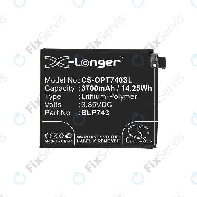 OnePlus 7T - Batéria BLP743 3700mAh HQ