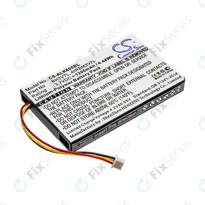 Batéria pre Autec Air A4, A6, A8, 1200mAh, Li-Pol, 3.7V, BH3V7L, AIRBM3V7L, HQ