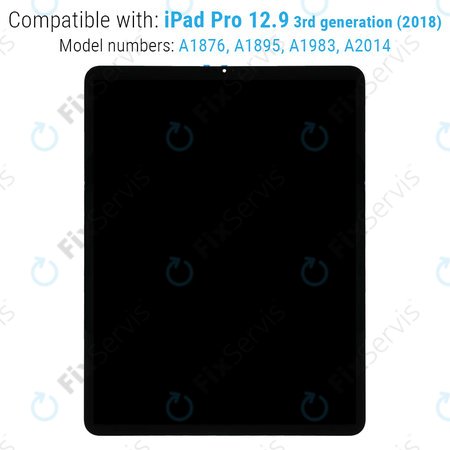 Apple iPad Pro 12.9 (3rd Gen 2018) - LCD Displej + Dotykové Sklo + IC Modul Refurbished