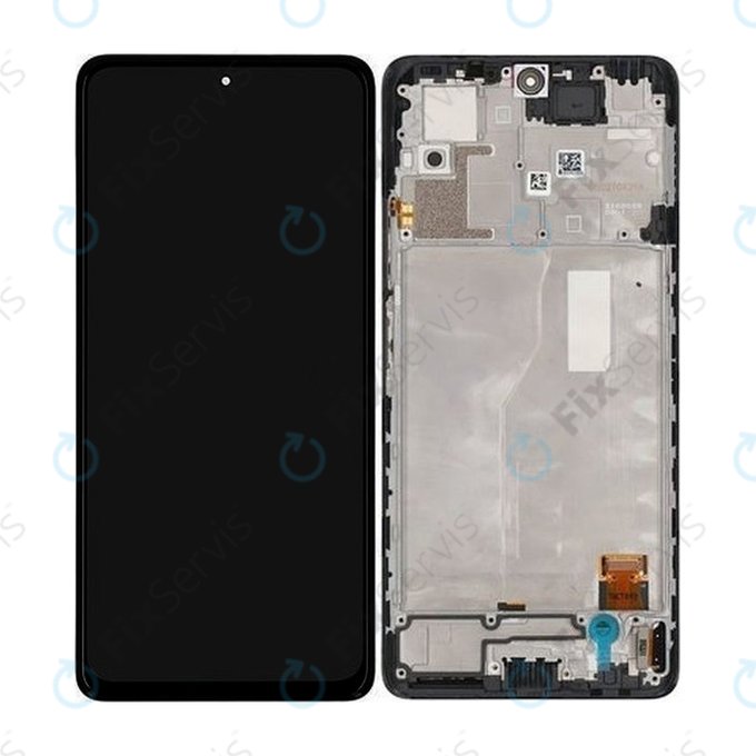 Xiaomi Redmi Note 10 Pro - LCD Displej + Dotykové Sklo + Rám (Onyx Gray) - 56000200K600 Genuine Service Pack