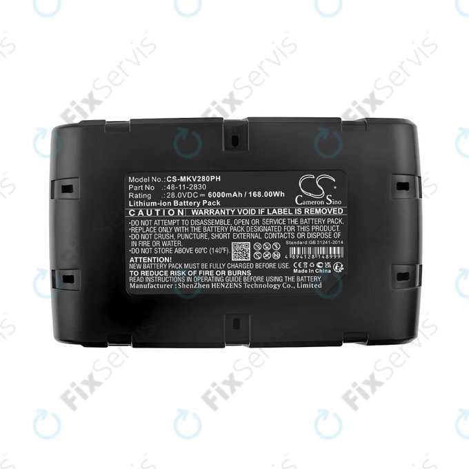 Batéria pre Milwaukee HD28 SG, HD28 SX, 6000mAh, Li-Ion, 28V, 0700 956 730, HQ