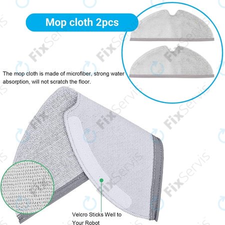 Xiaomi Roborock Q7, Q7+, Q7 Max, Q7 Max+, T8 - Štandardný Set (Biely)