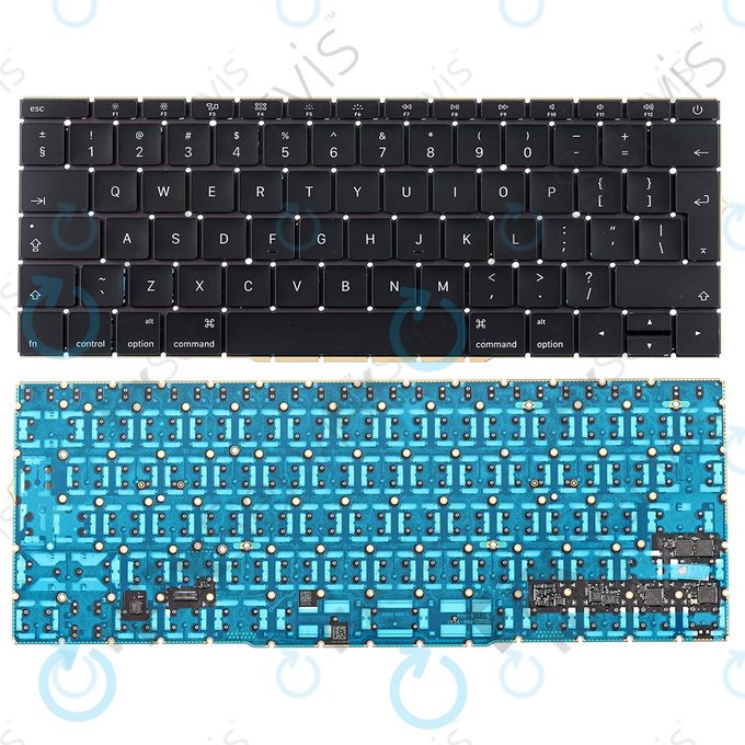 Apple MacBook Pro 13" A1708 (Late 2016 - Mid 2017) - Klávesnica UK