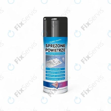Stlačený vzduch v spreji, nehorľavý, 400 ml