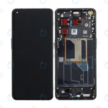 OnePlus 11 PHB110 - LCD Displej + Dotykové Sklo + Rám (Titan Black) OLED
