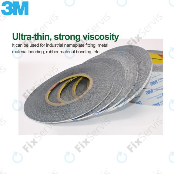 3M - Obojstranná Lepiaca Páska - 6mm x 50m (Transparentná)