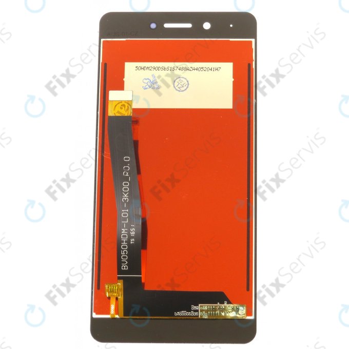 Huawei Nova Smart, Enjoy 6s, Honor 6c - LCD Displej + Dotykové Sklo + Rám + Batéria (White) - 02351FUU Genuine Service Pack