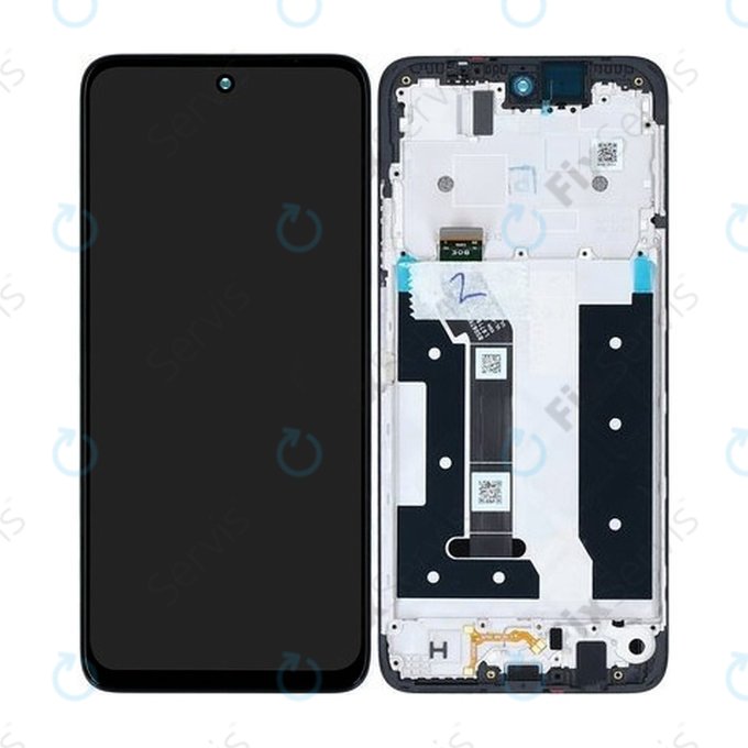 Motorola Moto G35 5G - LCD Displej + Dotykové Sklo + Rám (Black) - 5D68C28856 Genuine Service Pack