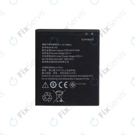 Lenovo A6000, Vibe C A2020 - Batéria BL242 2300mAh