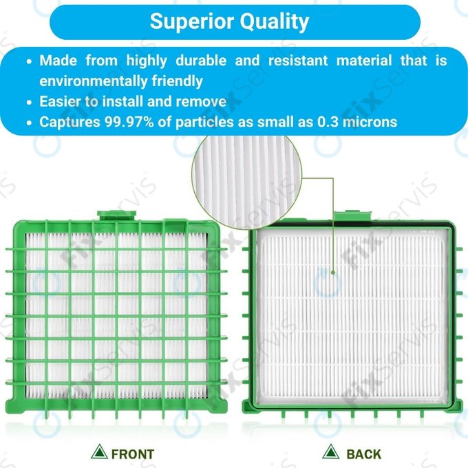 HEPA filter, 2 ks pre Rowenta Silence Force, X-Trem