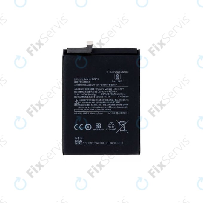 Xiaomi Redmi Note 9 Pro - Batéria BN53 5020mAh