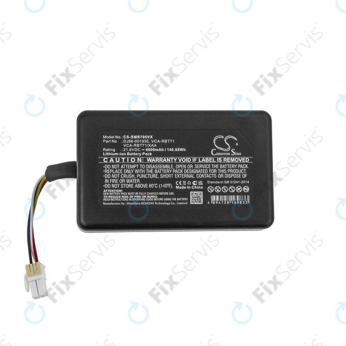 Samsung PowerBot R7040 - Batéria DJ96-00193E, VCA-RBT71 Li-Ion 21.6V 6800mAh HQ
