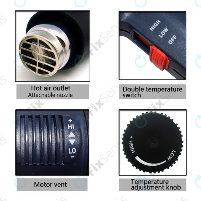 Best BST-8016 - Teplovzdušná Pištoľ (3A)