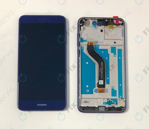 Huawei P9 Lite (2017), Honor 8 Lite - LCD Displej + Dotykové Sklo + Rám (Blue) TFT
