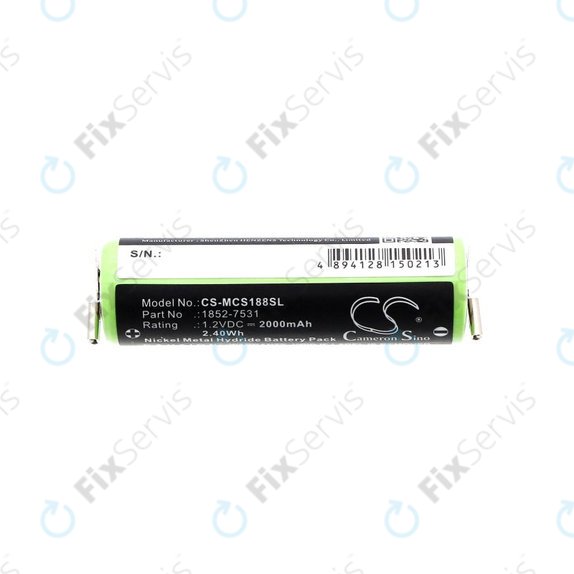 Batéria pre Moser Easy Style 1881, 2000mAh, Ni-MH, 1.2V, 1852-7531, HQ