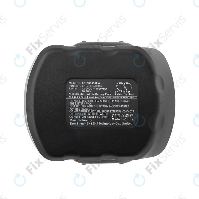 Bosch 12V - Batéria BAT043, BAT045 1500mAh