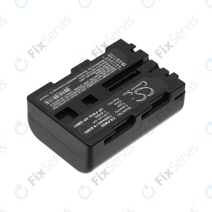 Batéria pre Sony CCD-TR108, Cyber-shot DSC-S50, 1300mAh, Li-Ion, 7.4V, NP-QM51, HQ