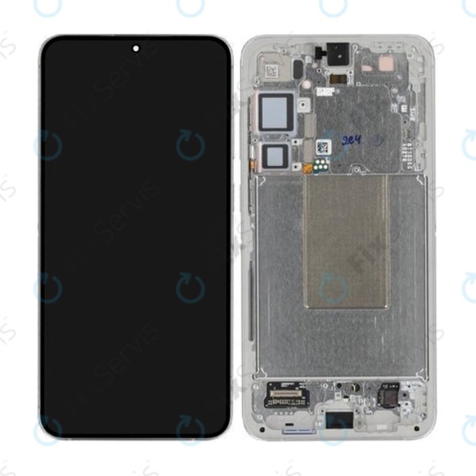 Samsung Galaxy S24 Plus S926B - LCD Displej + Dotykové Sklo + Rám (Marble Grey) - GH82-33410B Genuine Service Pack