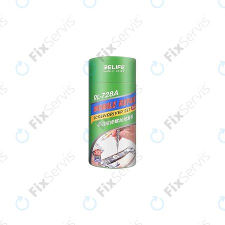 Relife RL-728A 2D - Sada Skrutkovačov na Servis Telefónov
